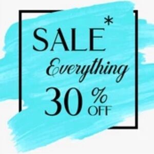 PRE HOLIDAY SALE - Take 30% off the listed price on all items
